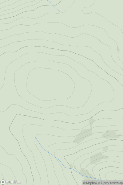 Thumbnail image for A' Chruach [Knapdale and Kintyre] [NR763318] showing contour plot for surrounding peak